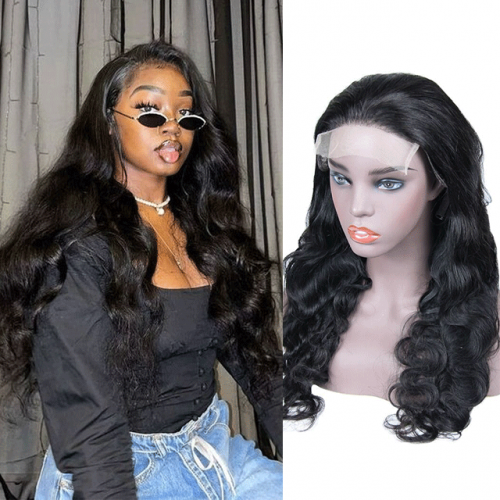 HD/Transparent Lace 5*5 Closure Wigs Yellow Band 100% Virgin Hair Body Wave Hair Wigs 10-30inch Berrys Fashion Hair